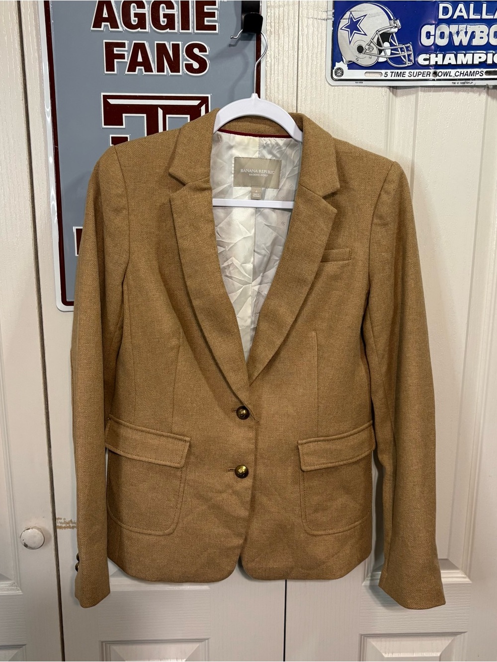 Banana Republic Women's Camel Blazer Jacket